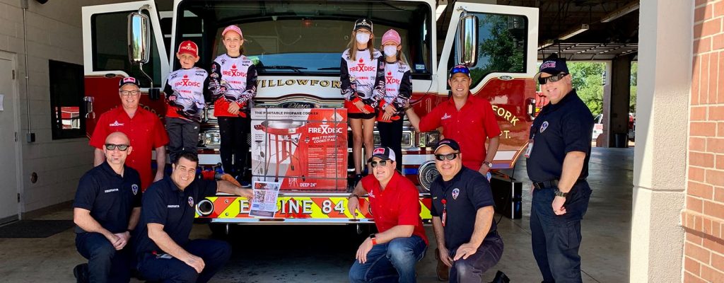 Firedisc team with Katy fire department.