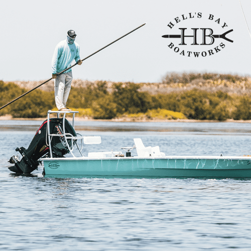 Hell's Bay Boatworks ad.