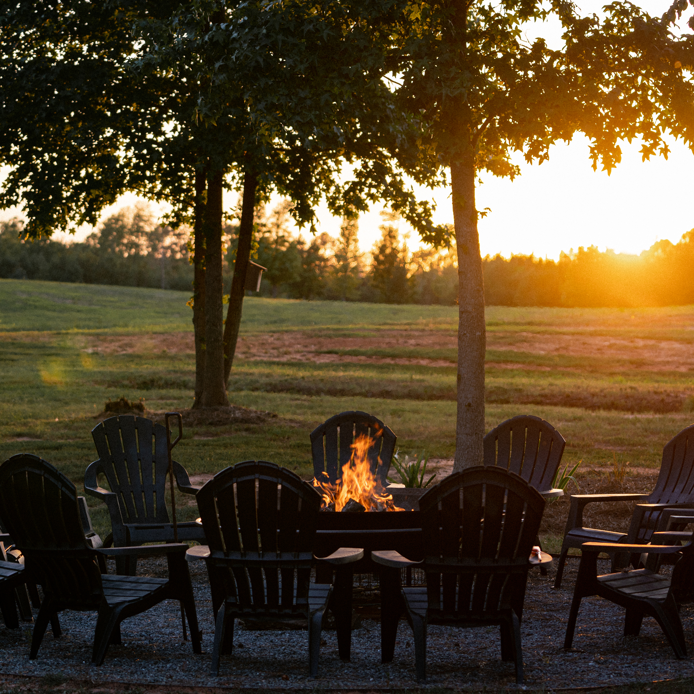 OutdoorLiving-Insights sunset by firepit