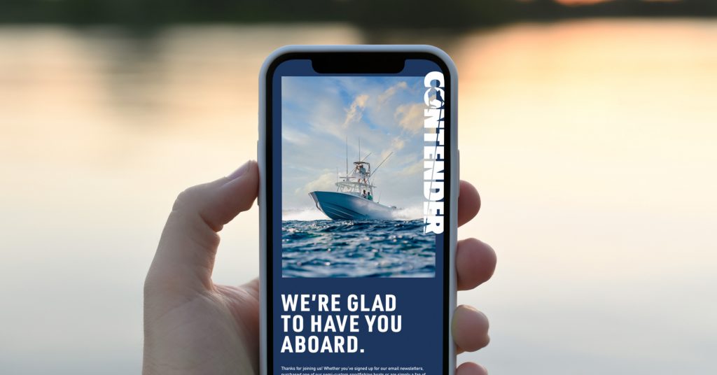 contender welcome email