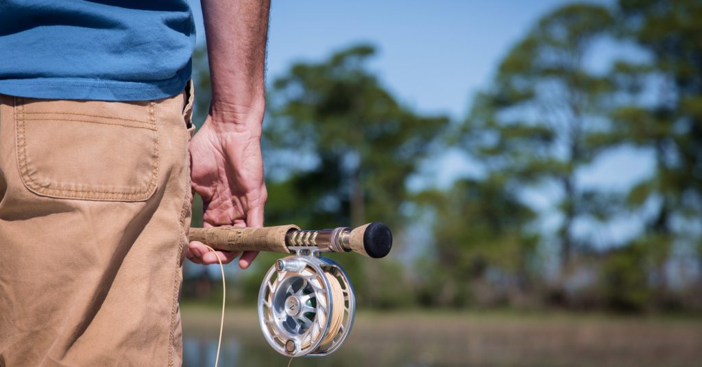man holding fly rod