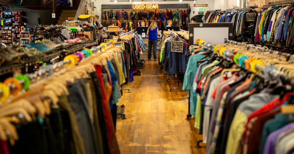 outdoor clothing store sale